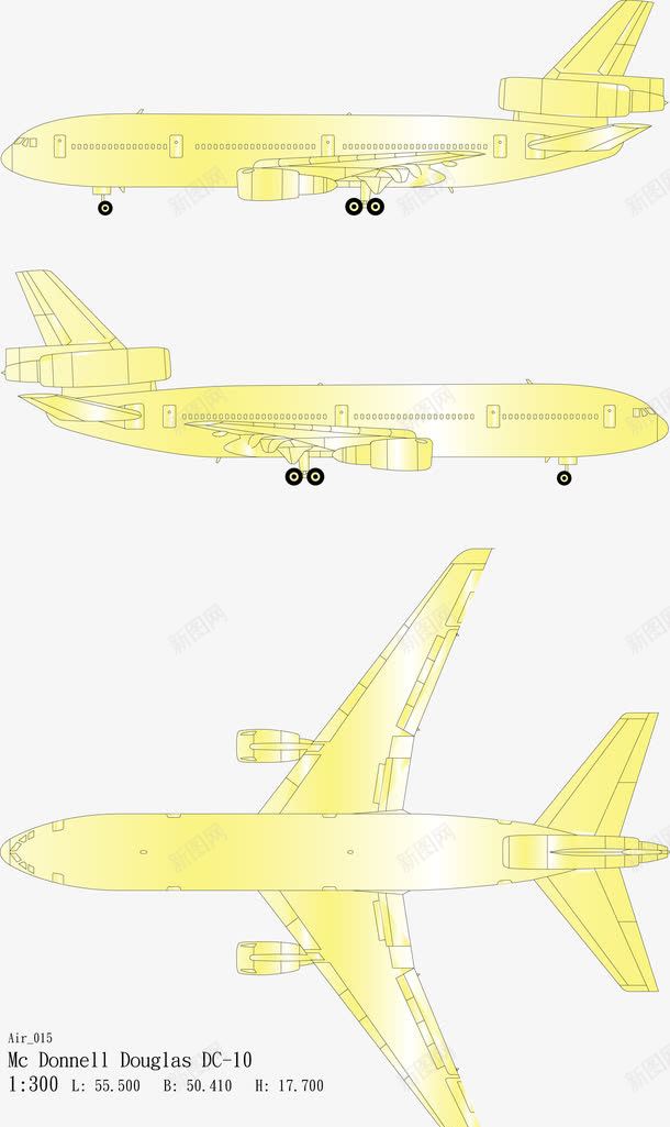 飞机3615png免抠素材_新图网 https://ixintu.com Air DC10 Donne11 Douglas Mc 交 客机 战机 现代科技 通工具 飞机 飞机图 飞机模型图 飞机矢量图 飞机线条图