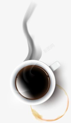 浓浓咖啡香气四溢的咖啡高清图片