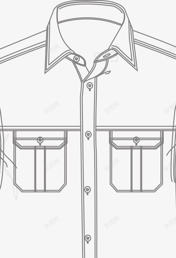 男士衬衫png免抠素材_新图网 https://ixintu.com 正装 男士 衣服 衬衫