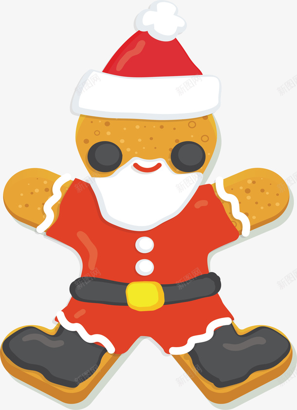 圣诞老人饼干矢量图ai免抠素材_新图网 https://ixintu.com 圣诞老人 圣诞老人饼干 圣诞饼干 小人饼干 矢量png 饼干 矢量图