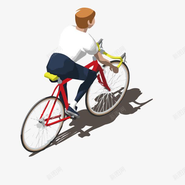 单车少年png免抠素材_新图网 https://ixintu.com 单车 自行车 骑单车