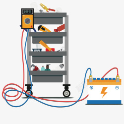汽车电器矢量图素材