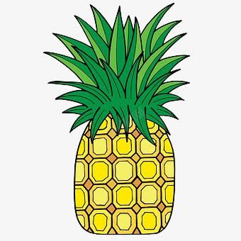 艺术菠萝图案元素png免抠素材_新图网 https://ixintu.com 元素 艺术 艺术菠萝图案元素 菠萝图案