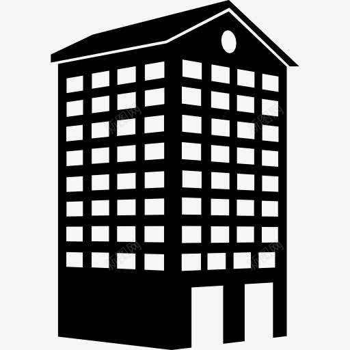 建筑塔式高层住宅图标png_新图网 https://ixintu.com 塔 建筑 房子