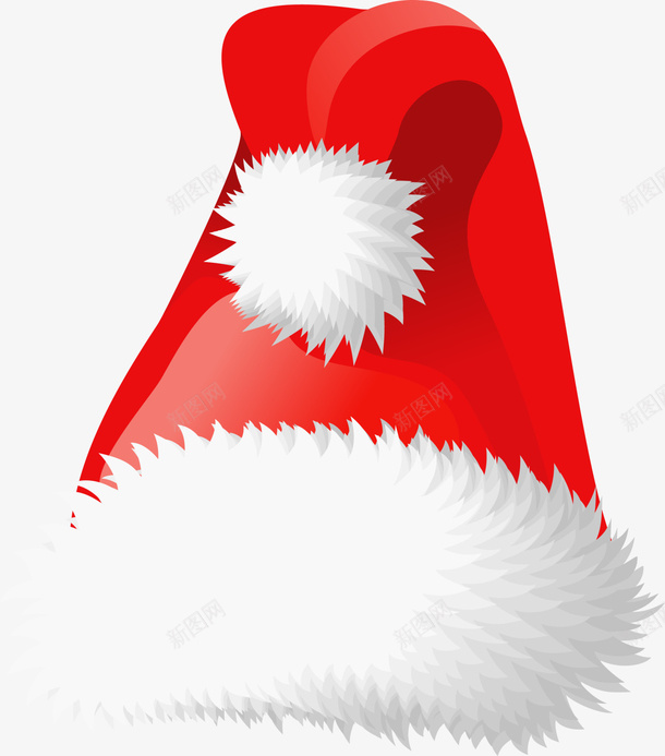 圣诞节红色圣诞帽png免抠素材_新图网 https://ixintu.com 冬天帽子 冬季帽子 圣诞节帽子 寒冷 红色圣诞帽 红色帽子