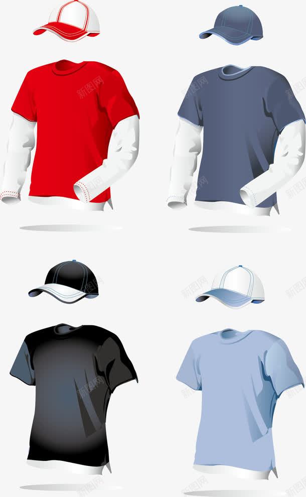 衣物png免抠素材_新图网 https://ixintu.com 免费矢量下载 帽子 插画 服装 衣物