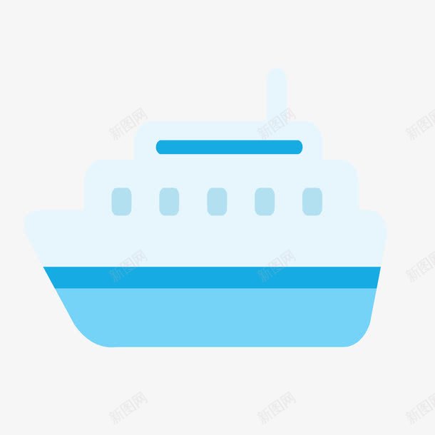 扁平化的船png免抠素材_新图网 https://ixintu.com app 扬帆起航 摆渡人 撑船 网页 船