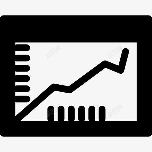 平面上升线内圆图标png_新图网 https://ixintu.com SEO全 业务 图形 圆 增加 平面 提升 统计 股票