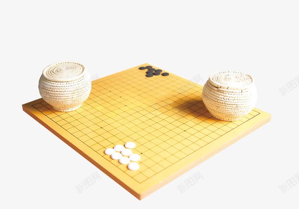 围棋png免抠素材_新图网 https://ixintu.com 下棋 围棋 棋子 棋盘 输赢