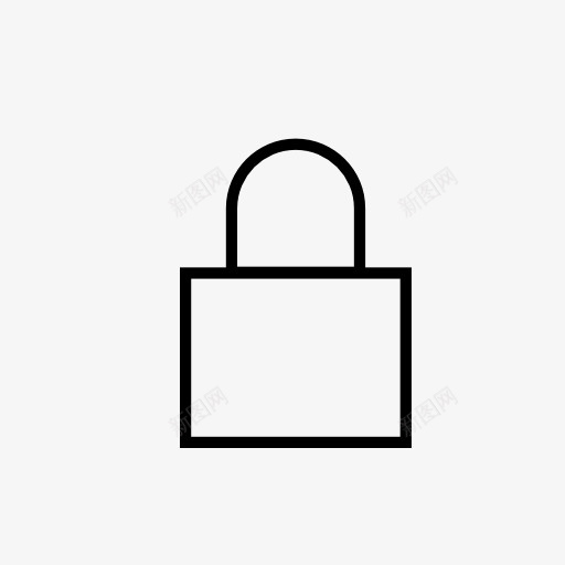 锁icon图标png_新图网 https://ixintu.com lock 锁
