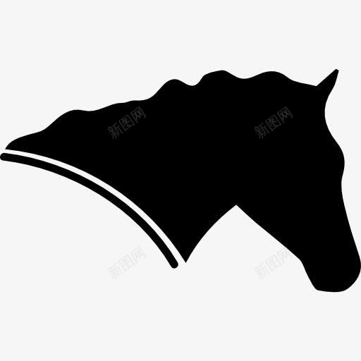 马的头侧面面对权利剪影图标png_新图网 https://ixintu.com 剪影 动物 马 马方认为 马的变体 马的头