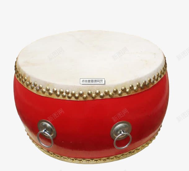 红色的鼓png免抠素材_新图网 https://ixintu.com 中国风 喜庆 红色 鼓