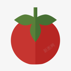 绿樱红番茄矢量图素材