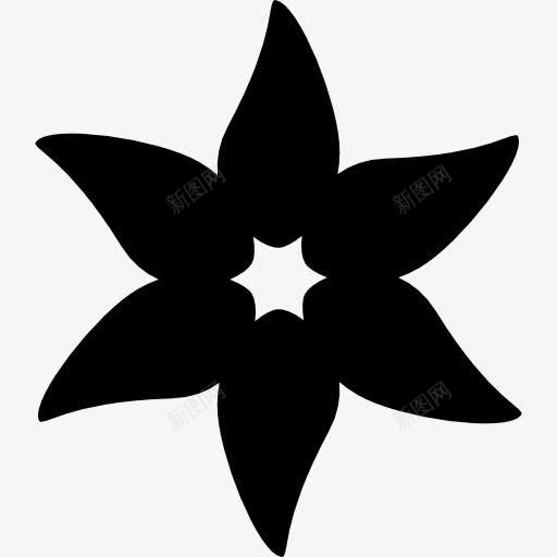花细长的花瓣图标png_新图网 https://ixintu.com 自然 花 花瓣 装饰