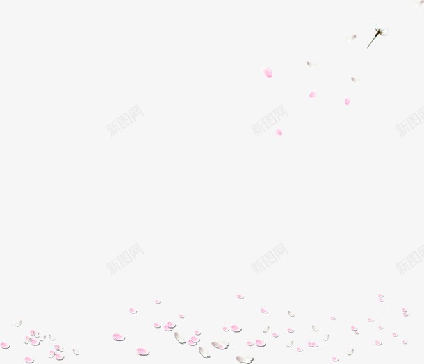 漂浮彩色颗粒png免抠素材_新图网 https://ixintu.com 手绘 漂浮 粉色 装饰