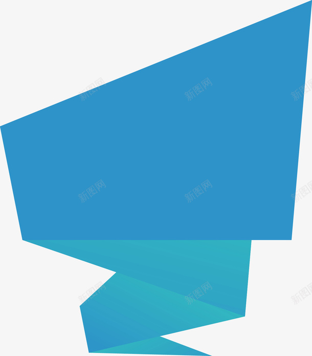 蓝色简约标签边框纹理png免抠素材_新图网 https://ixintu.com 免抠PNG 标签 简约 蓝色 边框纹理