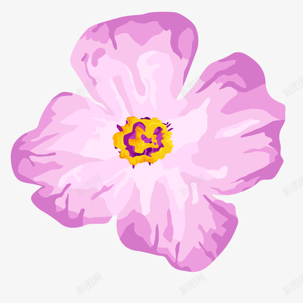 紫色创意渐变花朵元素矢量图ai免抠素材_新图网 https://ixintu.com 创意 手绘 植物 环境 紫色 纹理 自然 花朵 装饰 矢量图