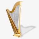 竖琴仪器音乐管弦乐队png免抠素材_新图网 https://ixintu.com harp instrument music 仪器 竖琴 音乐