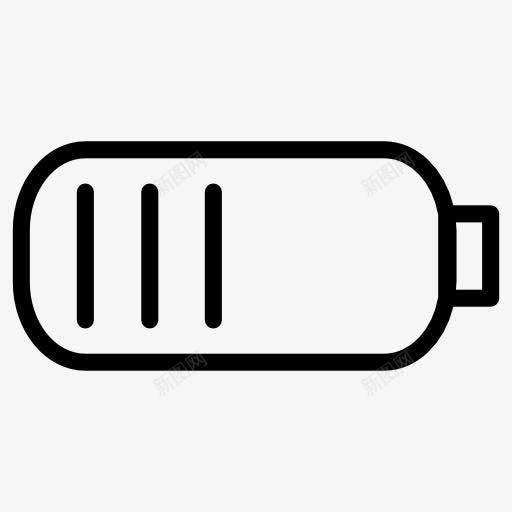电池与三线图标png_新图网 https://ixintu.com 充电 充电状态 半电池 技术 电池状态 电池电量