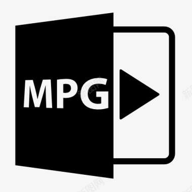 mpg格式文件图标图标