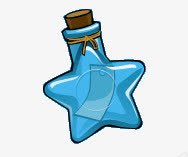 心愿瓶蓝色星星心愿瓶高清图片