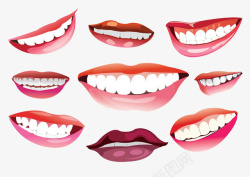 不同嘴唇各种颜色的嘴唇高清图片