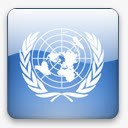 联合的国家世界标志图标图标