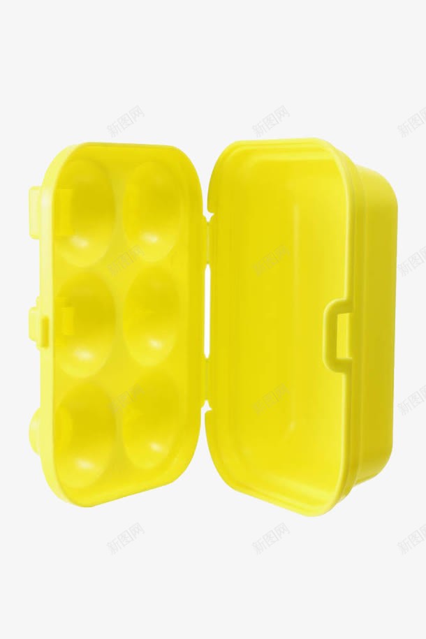 黄色塑料鸡蛋盒png免抠素材_新图网 https://ixintu.com 包装盒 塑料盒 鸡蛋 鸡蛋包装 鸡蛋托 黄色