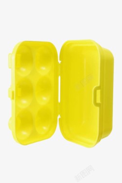 黄色塑料鸡蛋盒素材