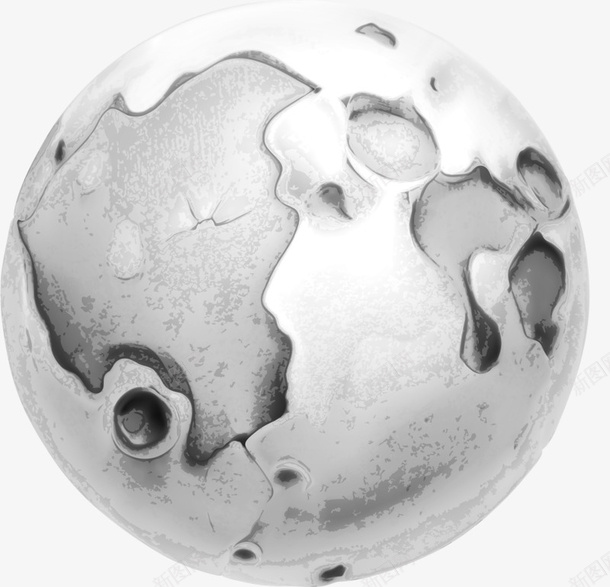 一个白球png免抠素材_新图网 https://ixintu.com 可爱 手绘 球状 白色