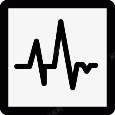 心脏监视器图标图标