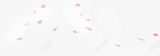 花瓣装饰粉色png免抠素材_新图网 https://ixintu.com 粉色 花瓣 装饰