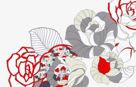 手绘水墨花朵植物创意png免抠素材_新图网 https://ixintu.com 创意 植物 水墨 花朵