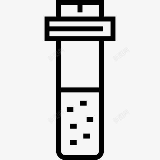 血液测试图标png_新图网 https://ixintu.com 医学 生物实验室 科学 血液测试 试管