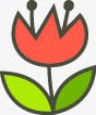 手绘清新彩色花朵植物png免抠素材_新图网 https://ixintu.com 彩色 植物 清新 花朵