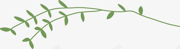 绿色小草树叶清新植物png免抠素材_新图网 https://ixintu.com 树叶 植物 清新 绿色