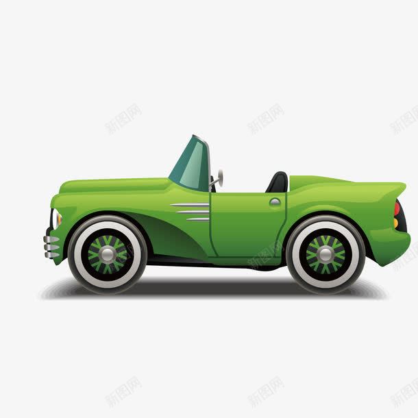 绿色车侧面png免抠素材_新图网 https://ixintu.com 侧面 图案 绿色 车侧面