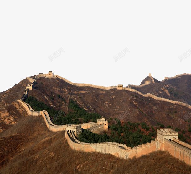 长城png免抠素材_新图网 https://ixintu.com 中国标志性建筑 旅游海报设计 长城