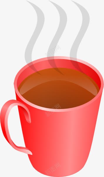 一杯茶的剪辑图标png_新图网 https://ixintu.com 一杯茶 冬季热饮 可爱 粉红杯子 茶杯图标