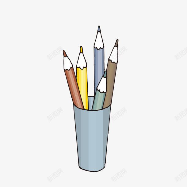 手绘铅笔筒图案png免抠素材_新图网 https://ixintu.com 图案 手绘 手绘铅笔筒图案 铅笔筒