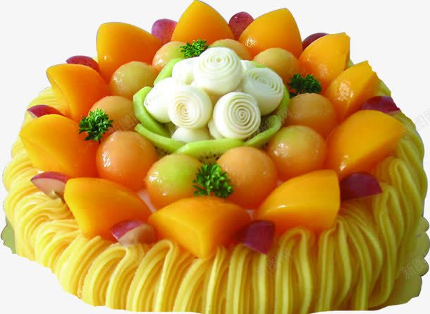 鲜果水果蛋糕圆形蛋糕png免抠素材_新图网 https://ixintu.com 圆形 水果 蛋糕 鲜果