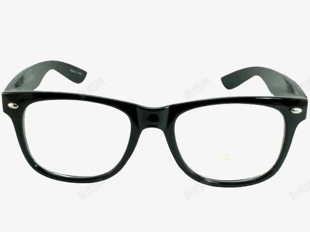 黑色眼镜png免抠素材_新图网 https://ixintu.com 卡通 实例 手绘 眼睛 眼镜 黑色