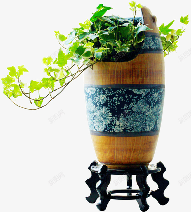 漂亮的花瓶png免抠素材_新图网 https://ixintu.com 植物 漂亮 花瓶