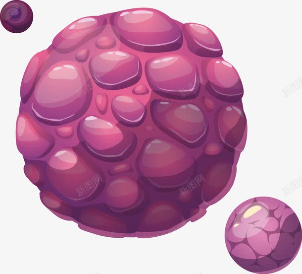 微生物矢量图ai免抠素材_新图网 https://ixintu.com 微生物 手绘 细菌 装饰 矢量图