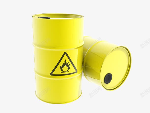 原油png免抠素材_新图网 https://ixintu.com 原油 原油桶 图片 素材 黄色