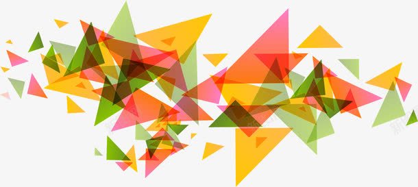 抽象炫彩几何立体碎块png免抠素材_新图网 https://ixintu.com 几何 抽象 炫彩 碎块 立体