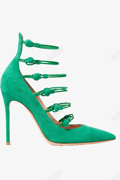 绿色高跟鞋png免抠素材_新图网 https://ixintu.com 时尚 绿色 高跟鞋