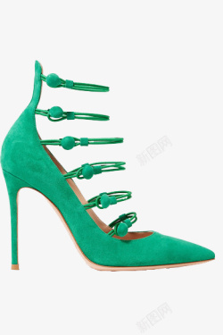 绿色高跟鞋素材