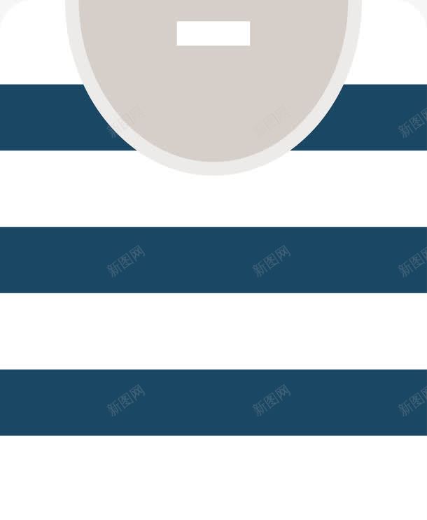 叠好的衣服png免抠素材_新图网 https://ixintu.com 服装 蓝色条纹