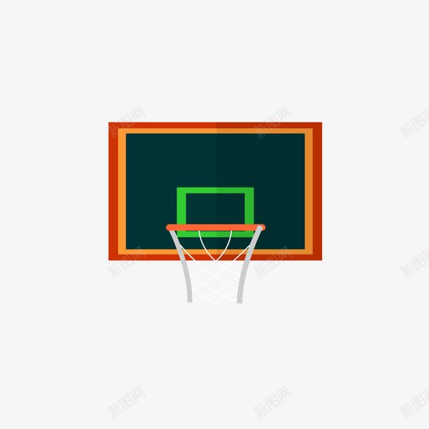 扁平篮球框png免抠素材_新图网 https://ixintu.com 扁平 简约 篮球框 运动